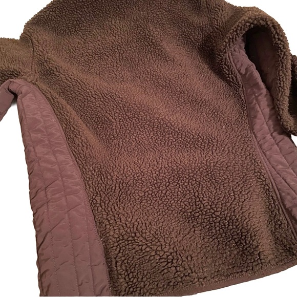 Vintage Patagonia Retro-X Deep Pile Fleece Jacket Brown Women’s S 1997 - Picture 5 of 8